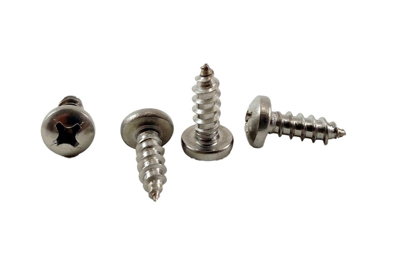 Chenango Supply N.8 x 1/2inches Stainless Philips Pan Head Sheetmetal Screw (1/2inches to 2inches Lengths in Listing) 100 Sheet Metal Screws (N.8 x 1/2 Inch) - Image 1